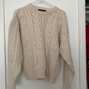 Vintage Eddie Bauer fisherman cotton sweater